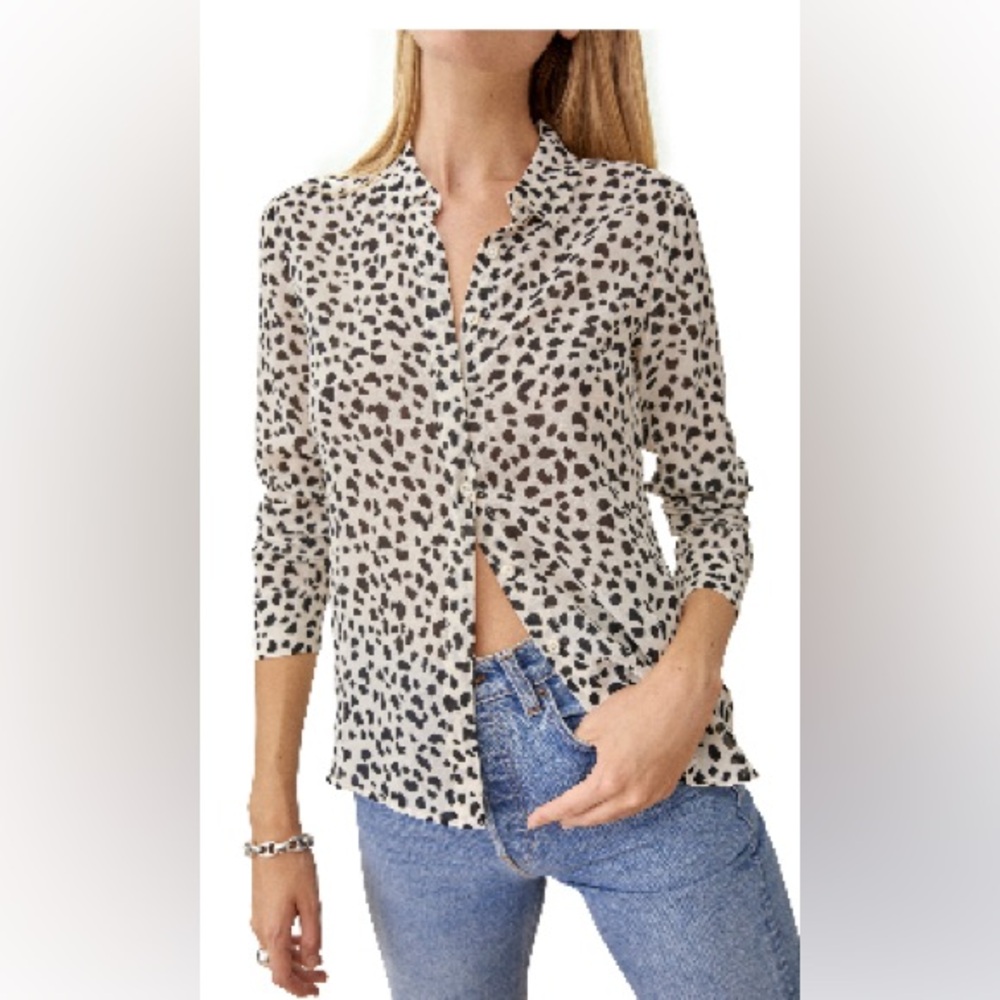 Reformation Violet Blouse
